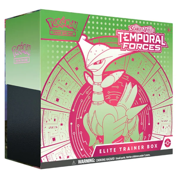 Pokémon TCG: Scarlet & Violet—Temporal Forces Elite Trainer Box (Iron Leaves)