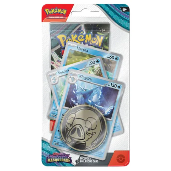 Pokemon - Scarlet & Violet - Twilight Masquerade - Premium Checklane Blister - Kingdra